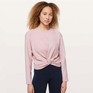 Lululemon | Tuck & Gather Pullover Heathered Mod Faint Coral Size‎ 6